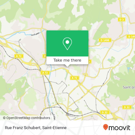 Rue Franz Schubert map