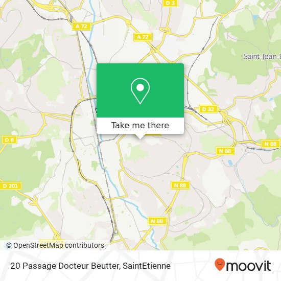 20 Passage Docteur Beutter map
