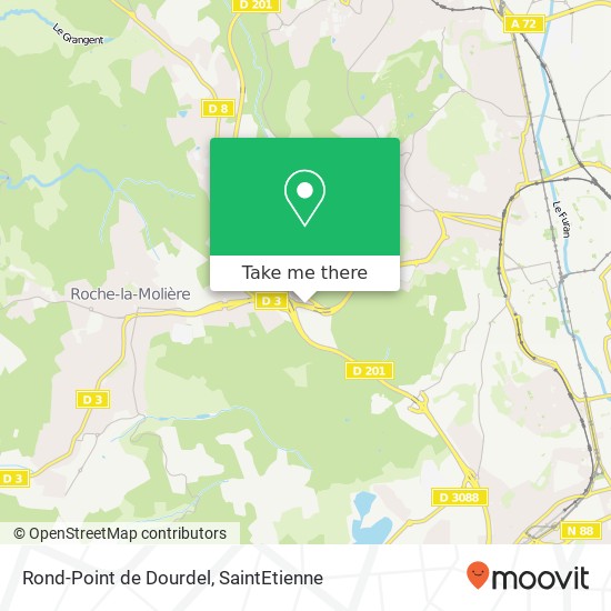 Mapa Rond-Point de Dourdel