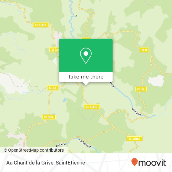 Au Chant de la Grive map