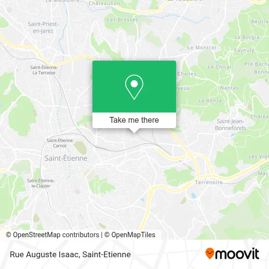 Rue Auguste Isaac map