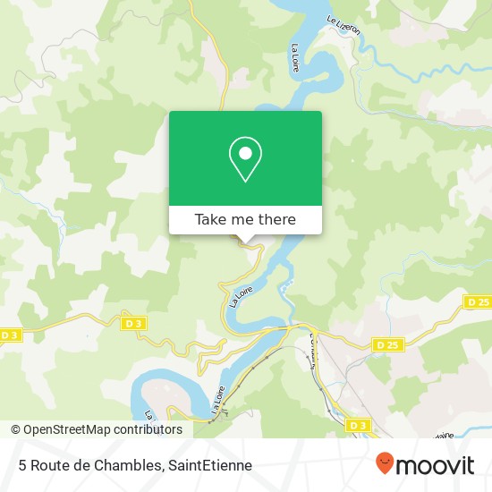 Mapa 5 Route de Chambles