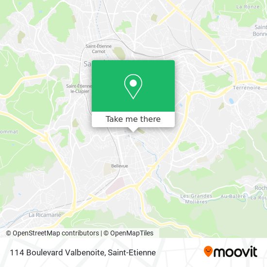 114 Boulevard Valbenoite map