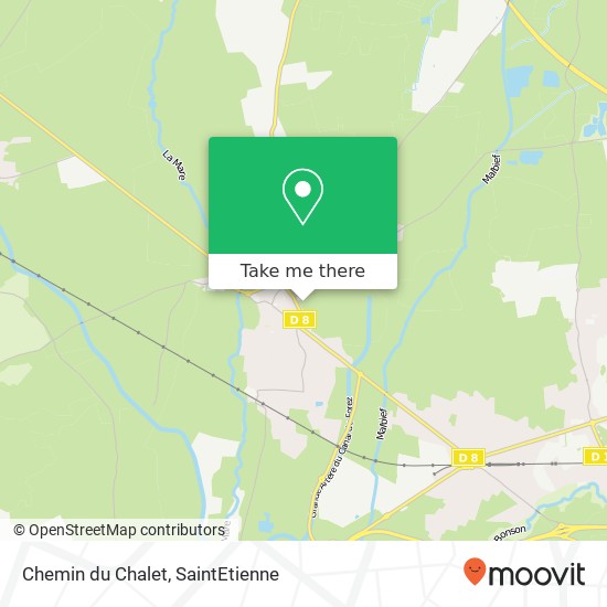 Chemin du Chalet map