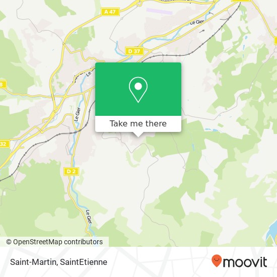 Mapa Saint-Martin