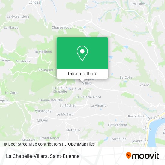 La Chapelle-Villars map