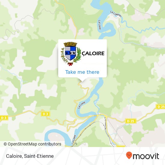 Mapa Caloire