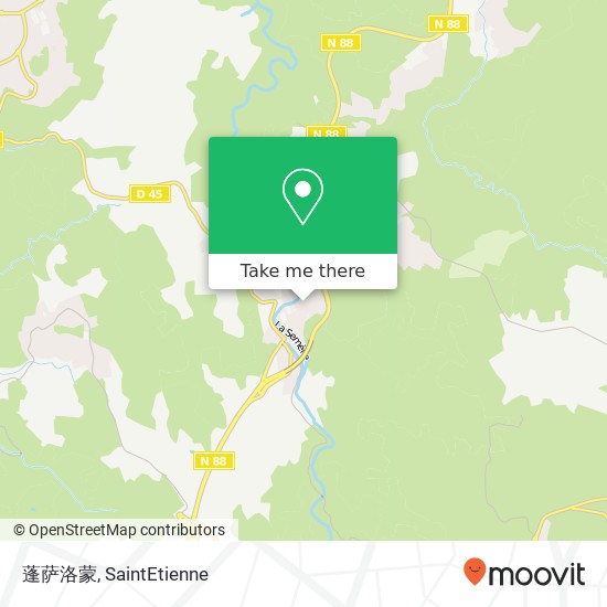 Mapa 蓬萨洛蒙