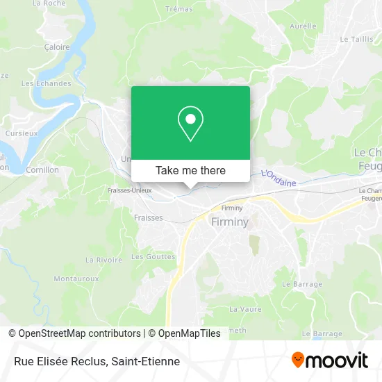 Rue Elisée Reclus map