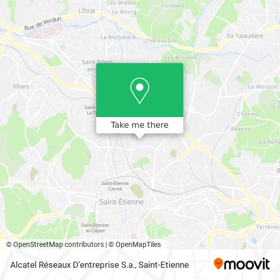 Mapa Alcatel Réseaux D'entreprise S.a.