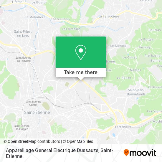 Appareillage General Electrique Dussauze map