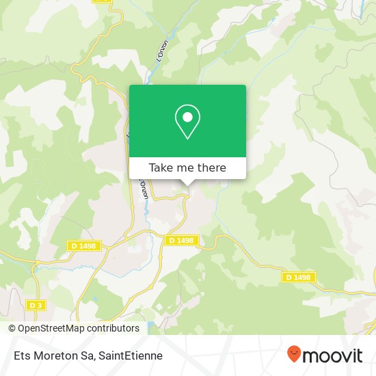 Ets Moreton Sa map