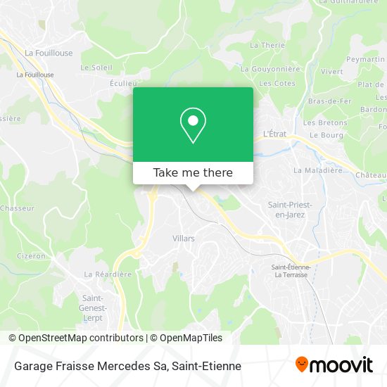 Garage Fraisse Mercedes Sa map