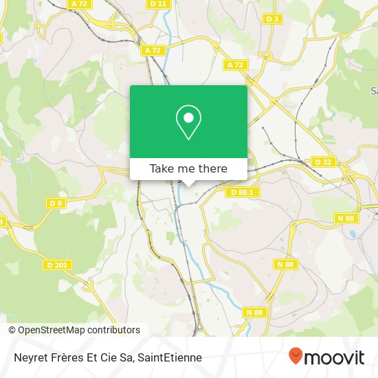 Neyret Frères Et Cie Sa map