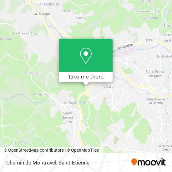 Chemin de Montravel map