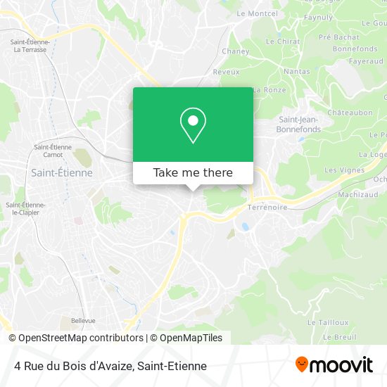 Mapa 4 Rue du Bois d'Avaize