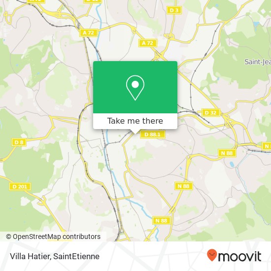 Villa Hatier map