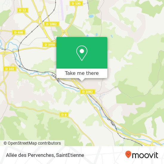 Allée des Pervenches map