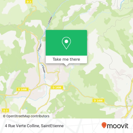Mapa 4 Rue Verte Colline