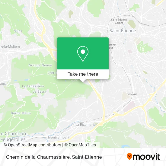 Chemin de la Chaumassière map