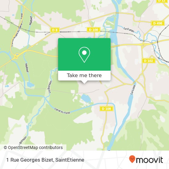 1 Rue Georges Bizet map