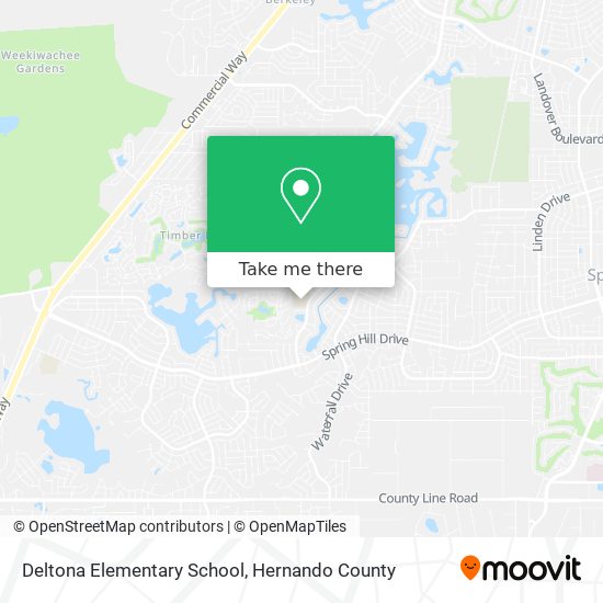 Deltona Elementary School map