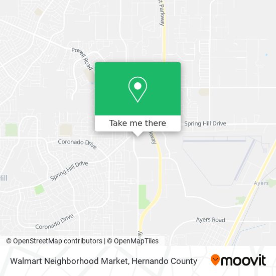 Walmart Neighborhood Market map