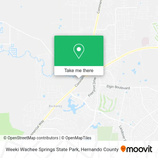 Mapa de Weeki Wachee Springs State Park