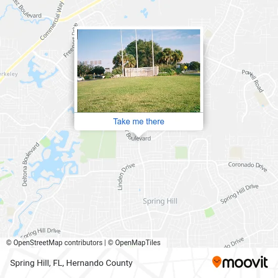Spring Hill, FL map