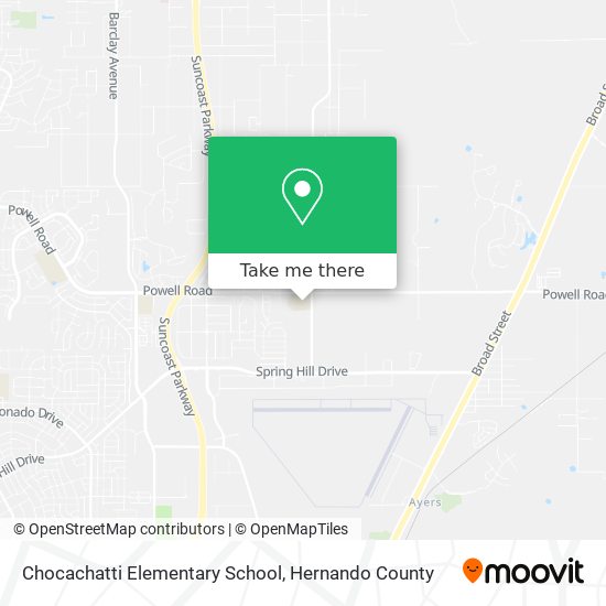 Mapa de Chocachatti Elementary School