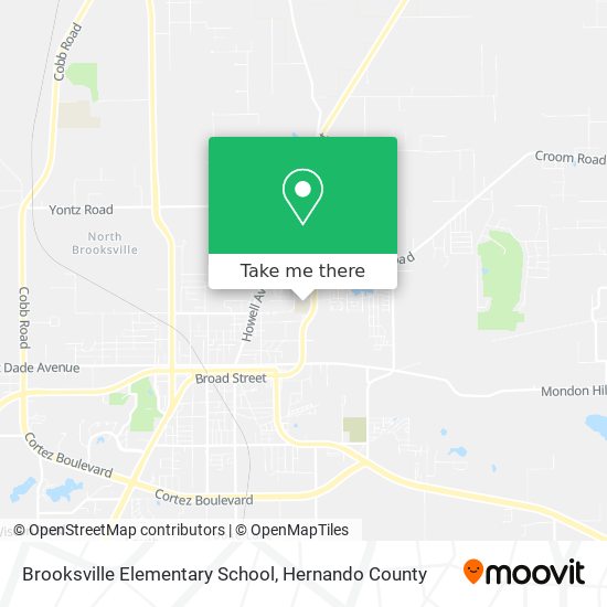 Mapa de Brooksville Elementary School