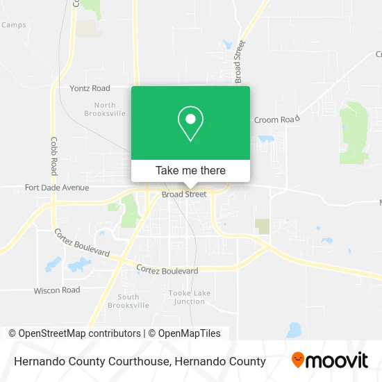 Hernando County Courthouse map