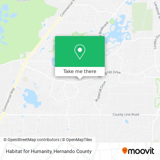 Mapa de Habitat for Humanity