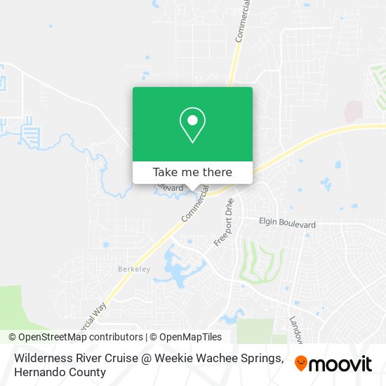 Mapa de Wilderness River Cruise @ Weekie Wachee Springs