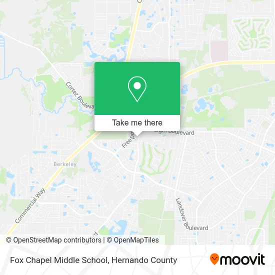 Fox Chapel Middle School map