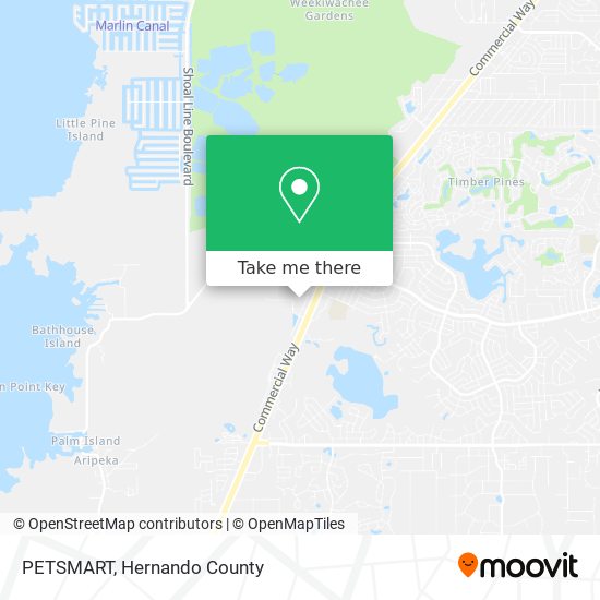 Mapa de PETSMART
