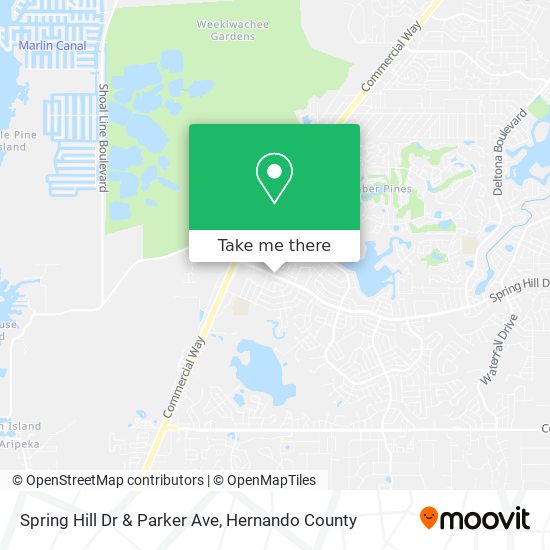 Mapa de Spring Hill Dr & Parker Ave