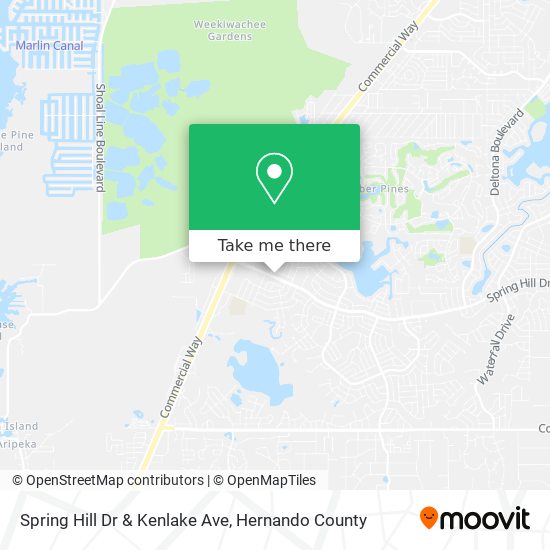 Mapa de Spring Hill Dr & Kenlake Ave