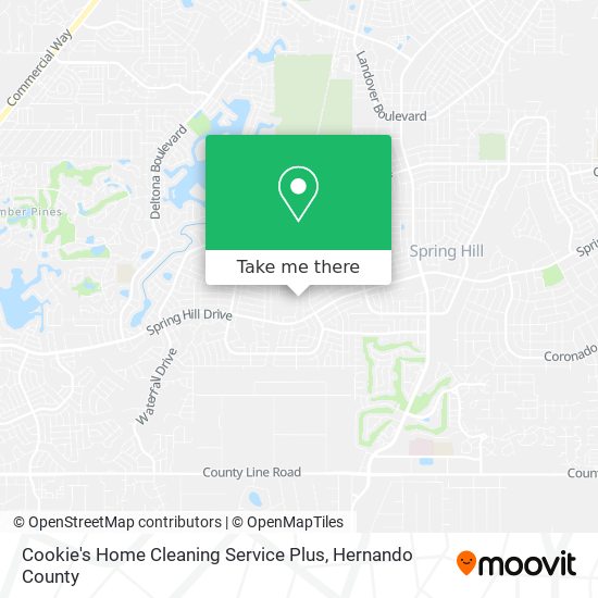 Cookie's Home Cleaning Service Plus map