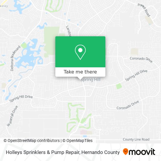 Holleys Sprinklers & Pump Repair map