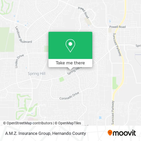 A.M.Z. Insurance Group map