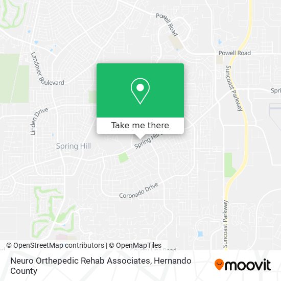 Neuro Orthepedic Rehab Associates map