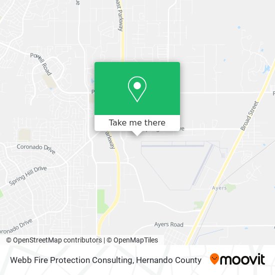 Webb Fire Protection Consulting map