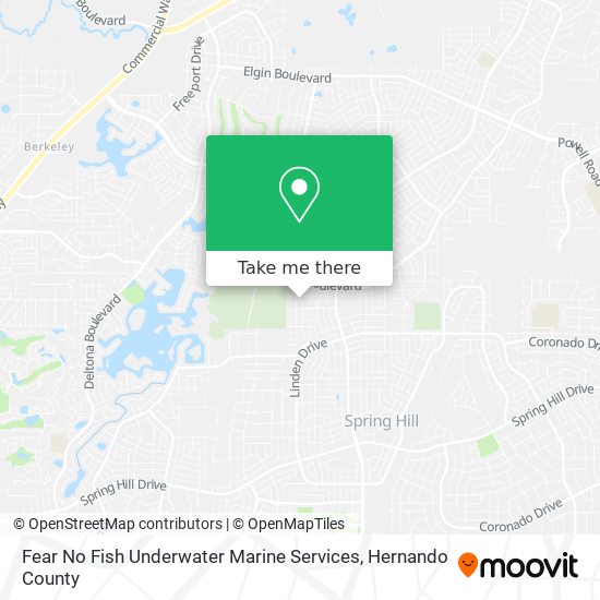 Mapa de Fear No Fish Underwater Marine Services