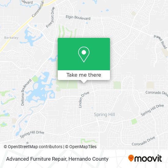 Advanced Furniture Repair map