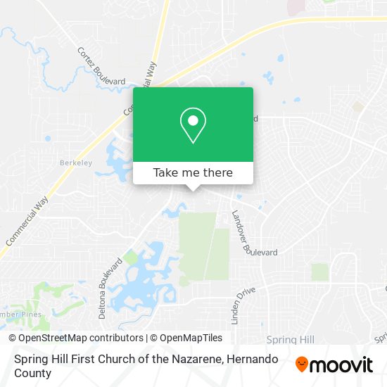 Mapa de Spring Hill First Church of the Nazarene