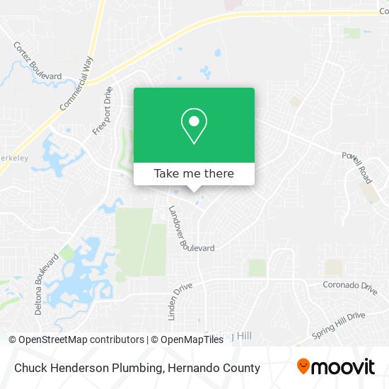 Chuck Henderson Plumbing map