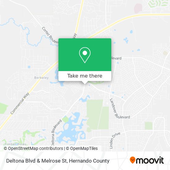 Deltona Blvd & Melrose St map