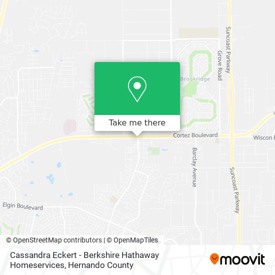 Cassandra Eckert - Berkshire Hathaway Homeservices map
