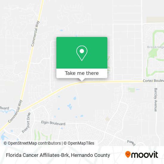 Florida Cancer Affiliates-Brk map